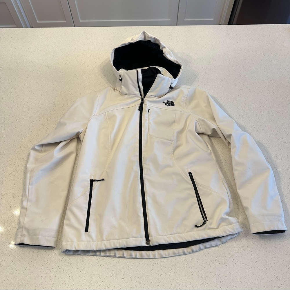 Women's White North Face Jacket